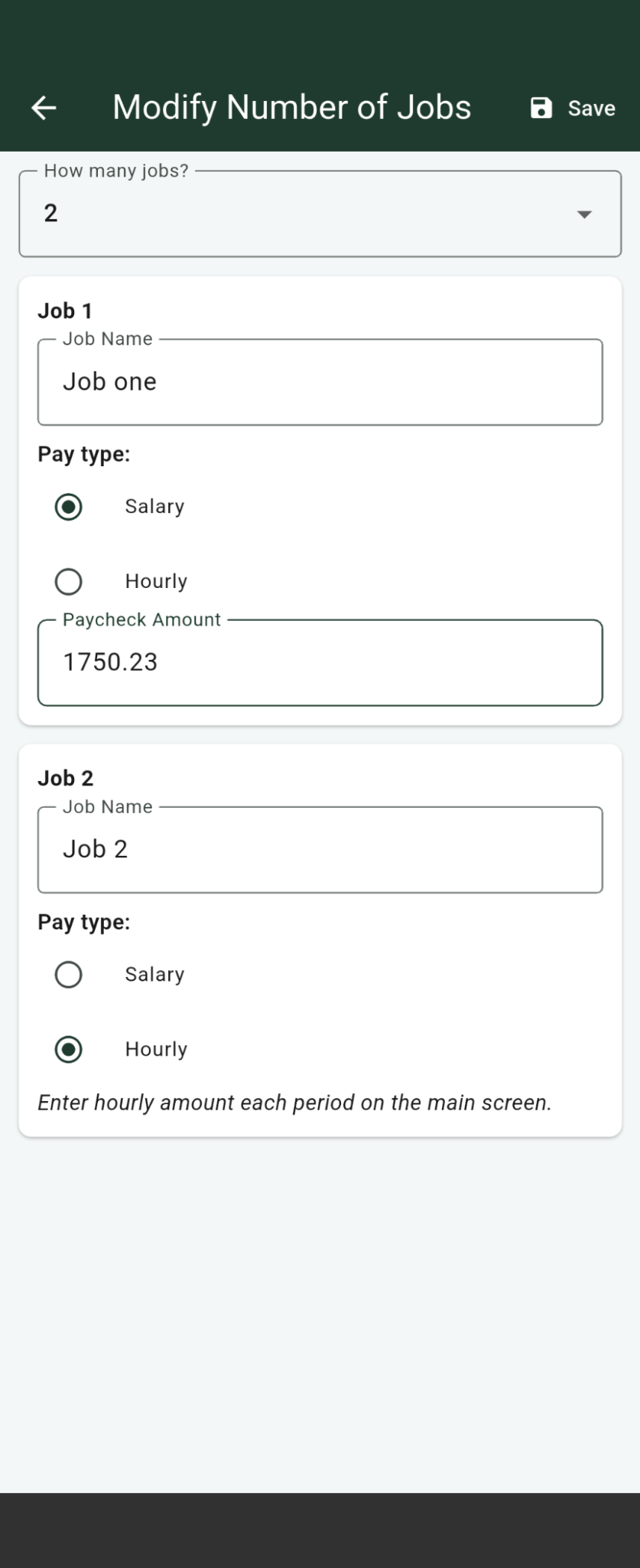 Multiple Jobs screenshot